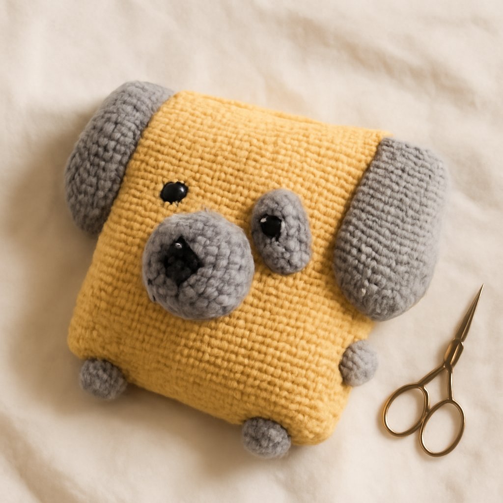 Adorable Dog Pillow Crochet Pattern