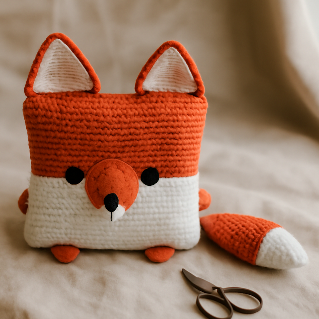 Adorable Fox Pillow Pattern
