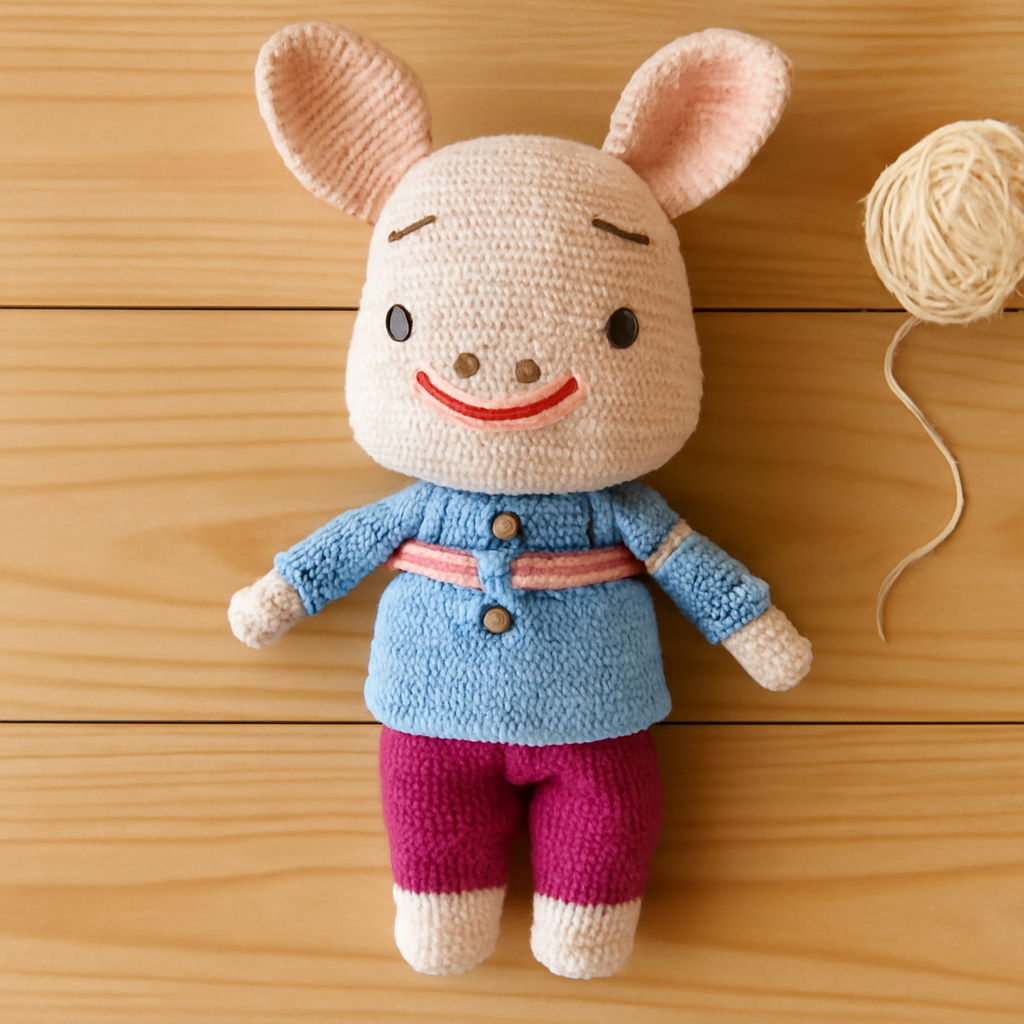 Adorable Pinky Pig Amigurumi Pattern