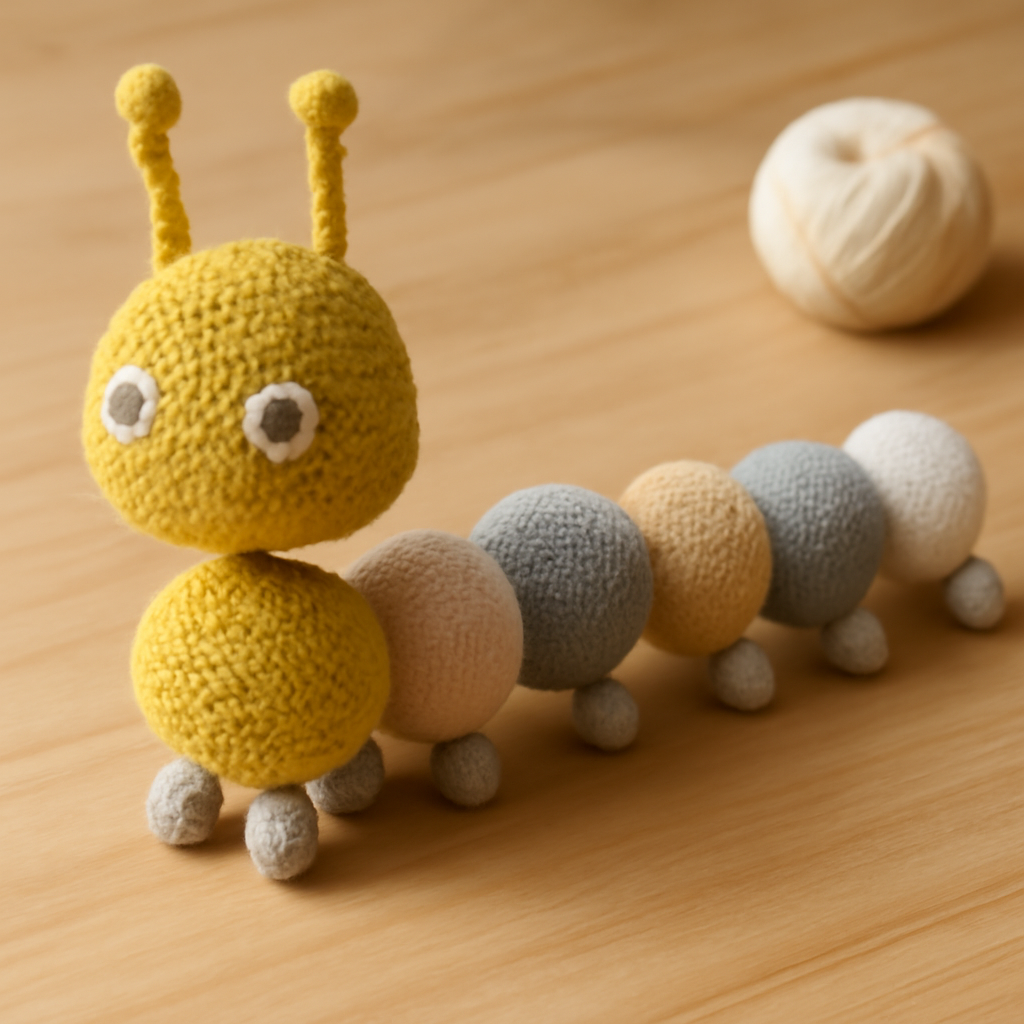 Adorable Worm Amigurumi Pattern