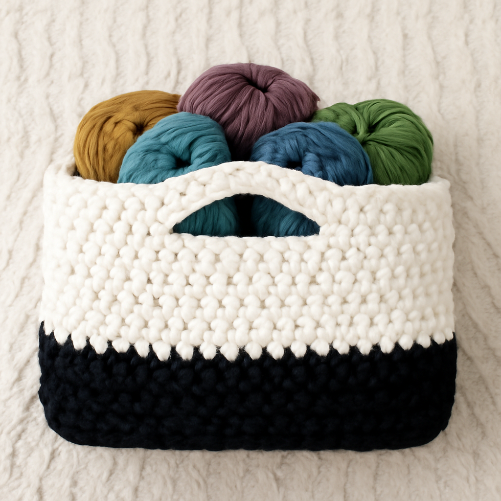 Any-Size Square Container Crochet Pattern