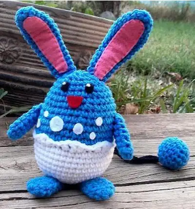 Azumarill Pokemon Amigurumi Pattern