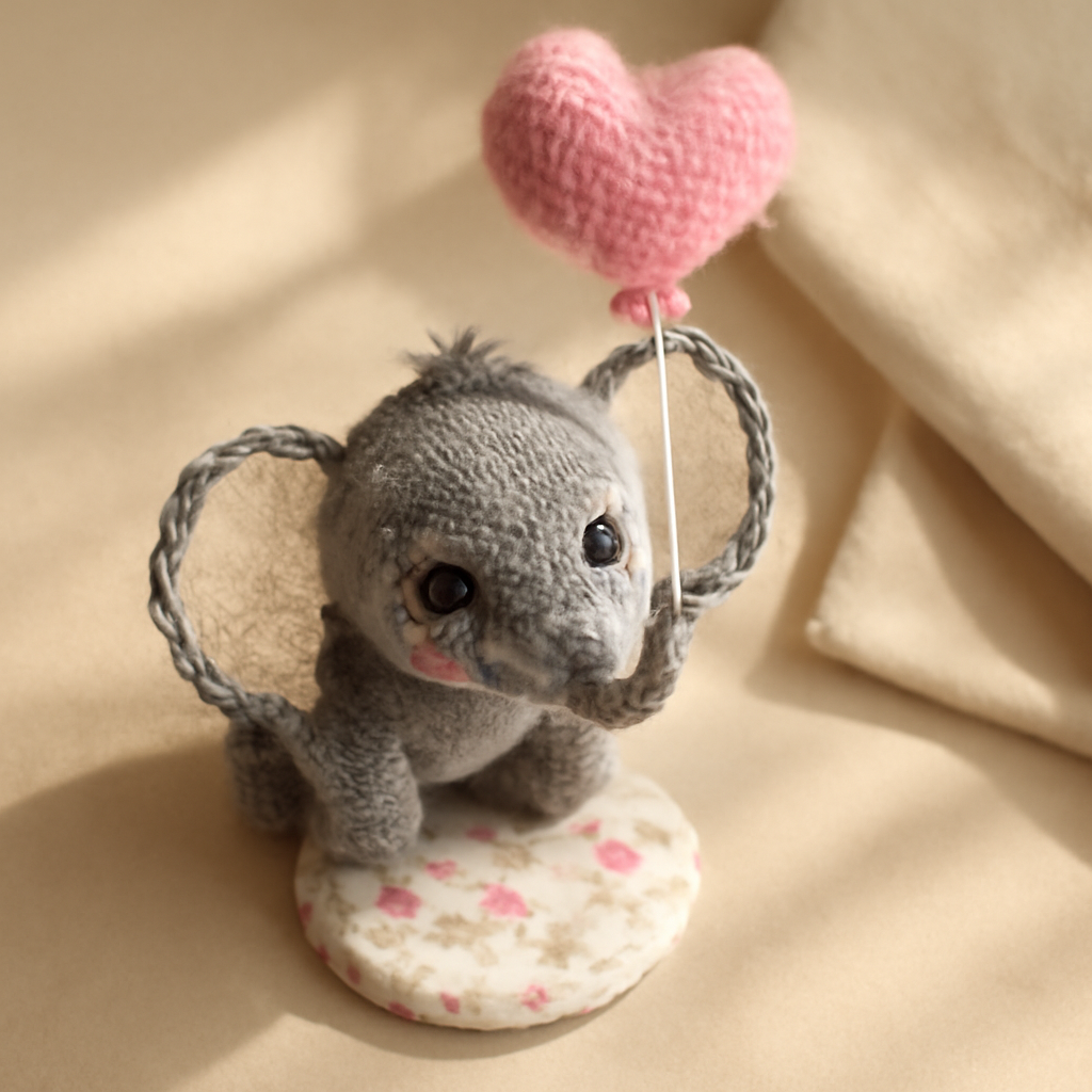 Baby Elephant Elf Amigurumi Pattern