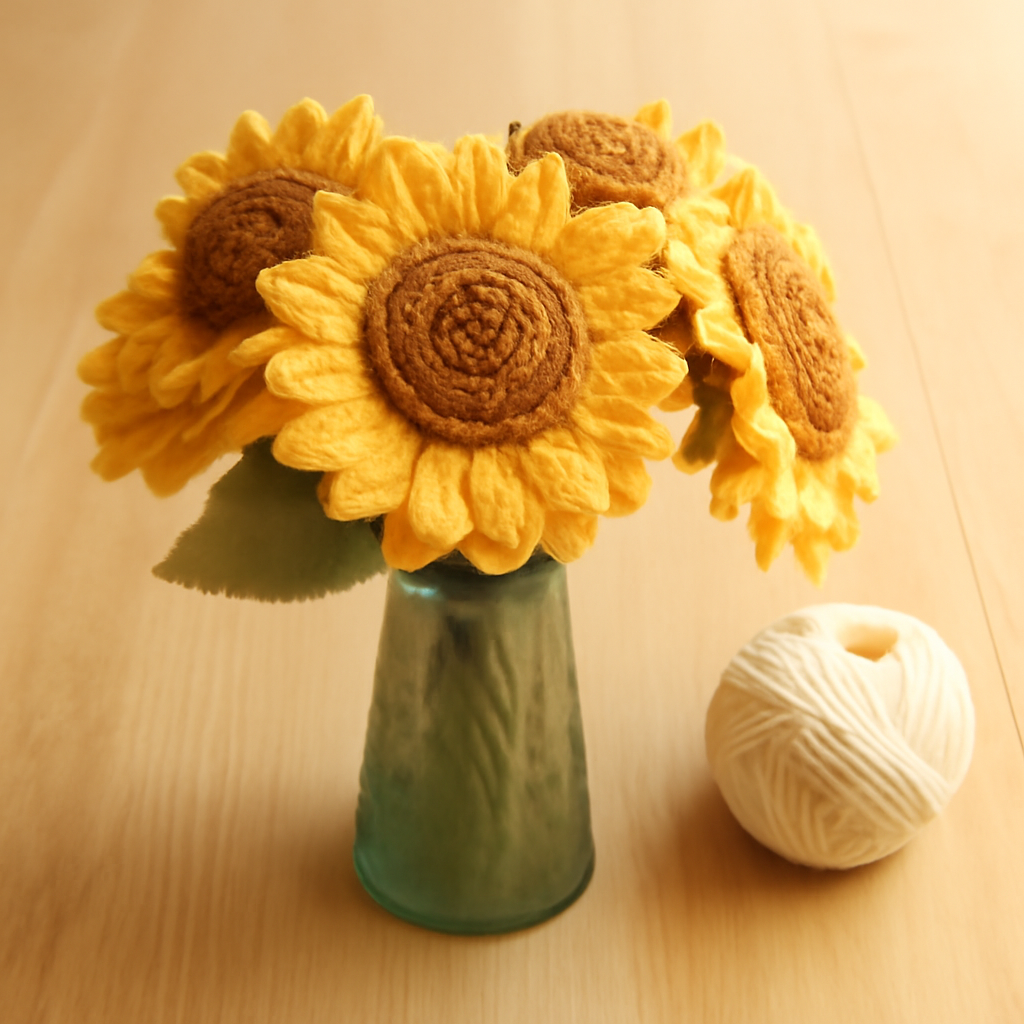 Beautiful Crochet Sunflower Pattern