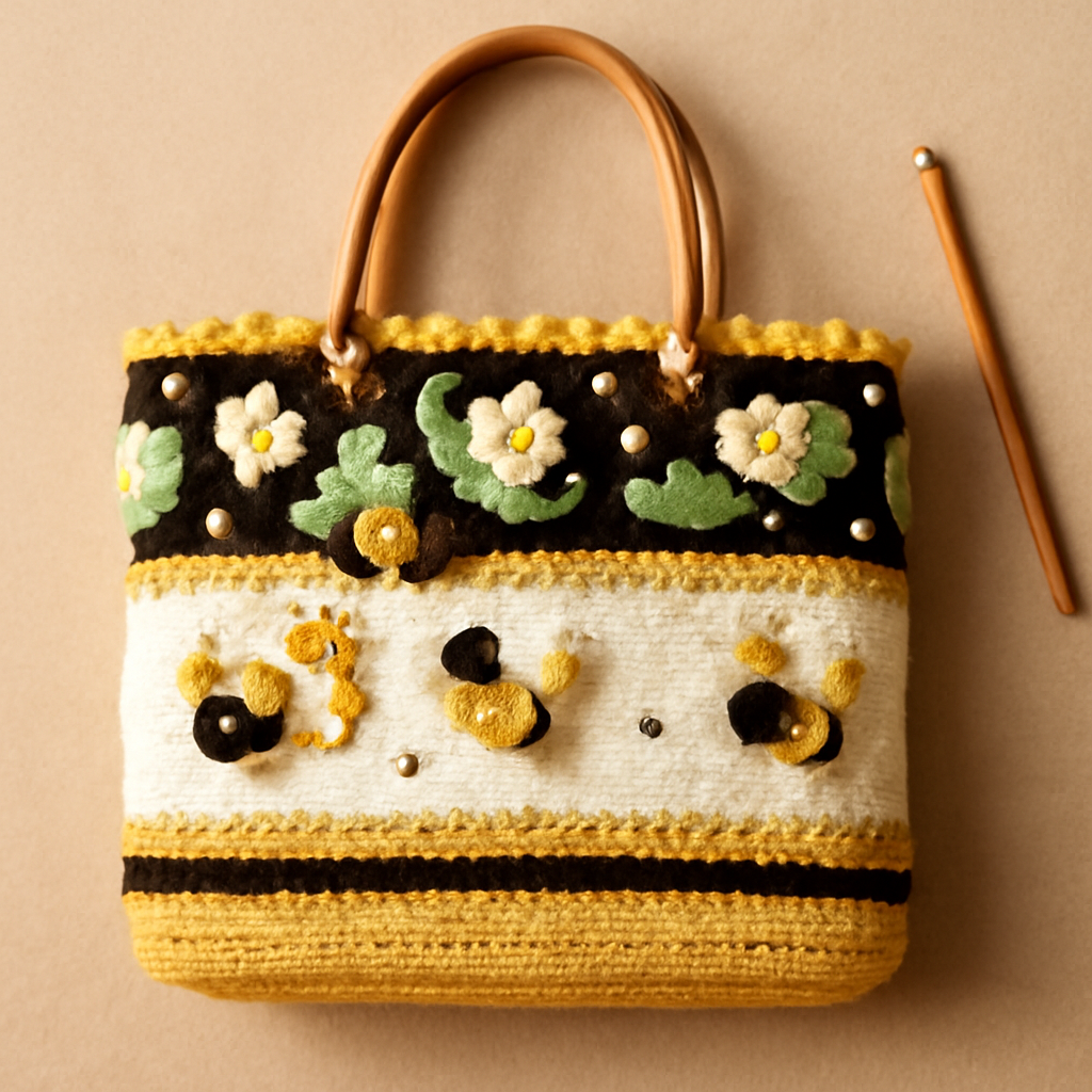 Bee-utiful Summer Bag Cover Crochet Pattern