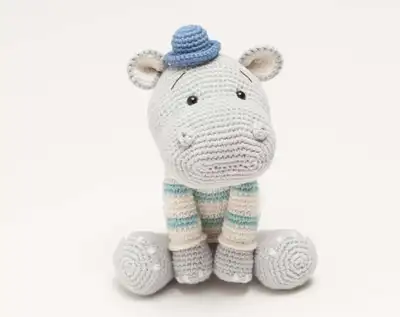 Bepo Little Hippo Amigurumi Pattern