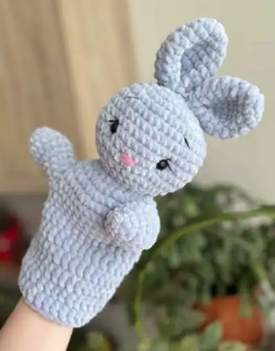 Bunny Hand Puppet Amigurumi Pattern