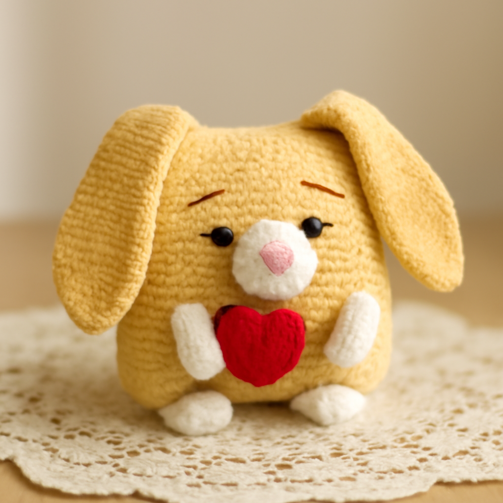 Bunny Pillow Crochet Pattern