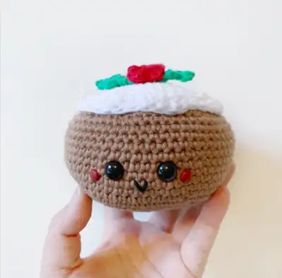 Christmas Pudding Amigurumi Pattern