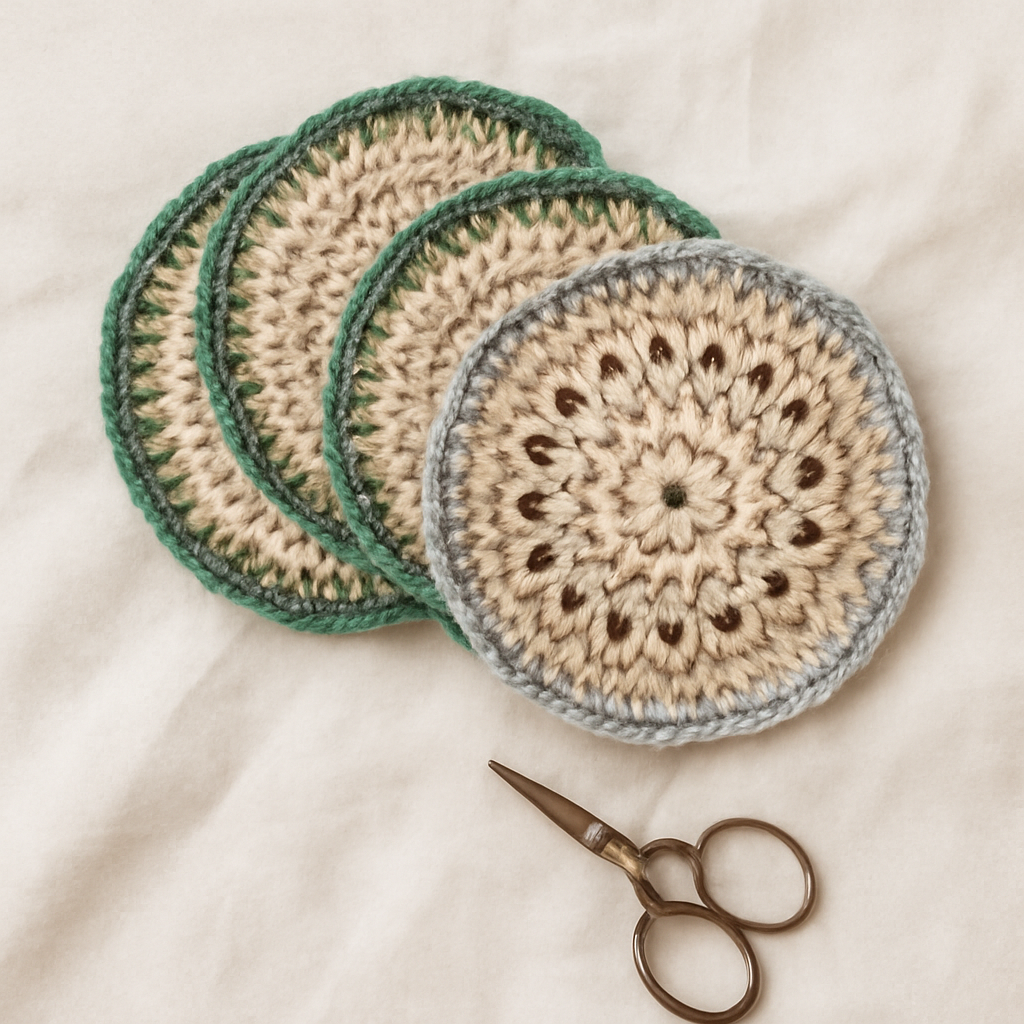 Circular Coasters Crochet Pattern