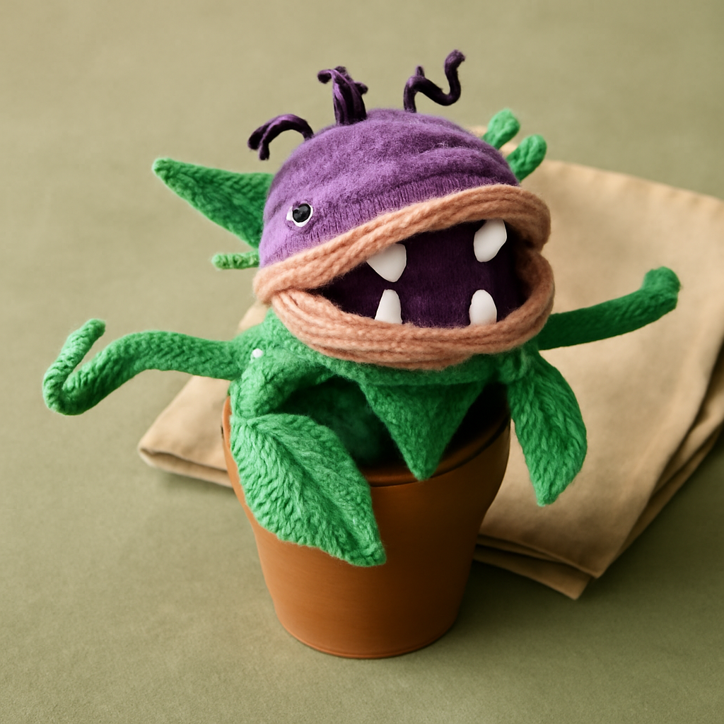 Clarence the Peckish Plant Amigurumi Pattern