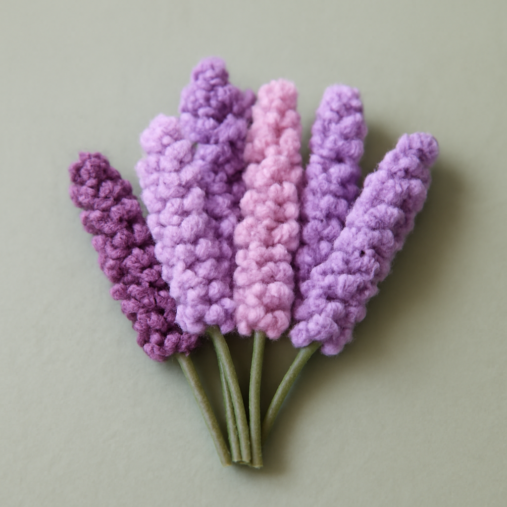 Crochet Lavender Flower Pattern
