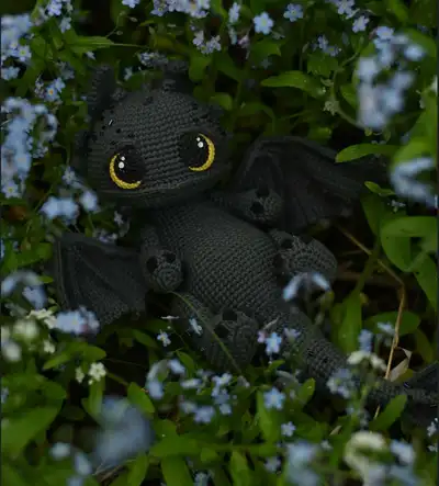 Dragon Toothless Amigurumi Pattern