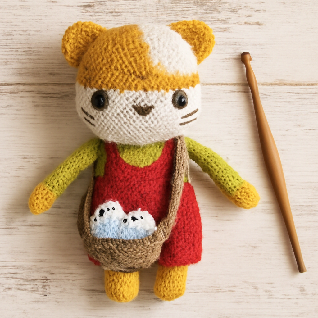 Fishing Cat Amigurumi Pattern