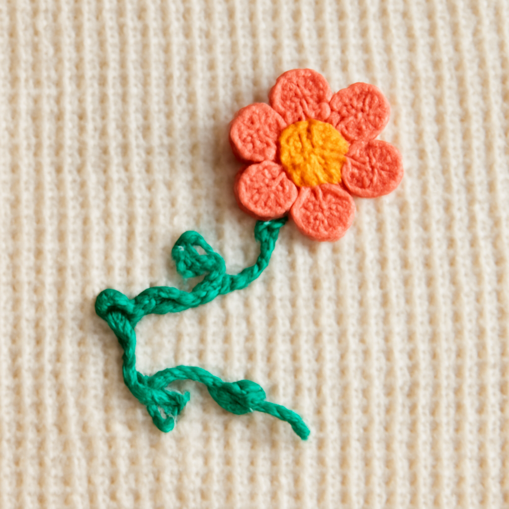 Floral Bookmark Crochet Pattern