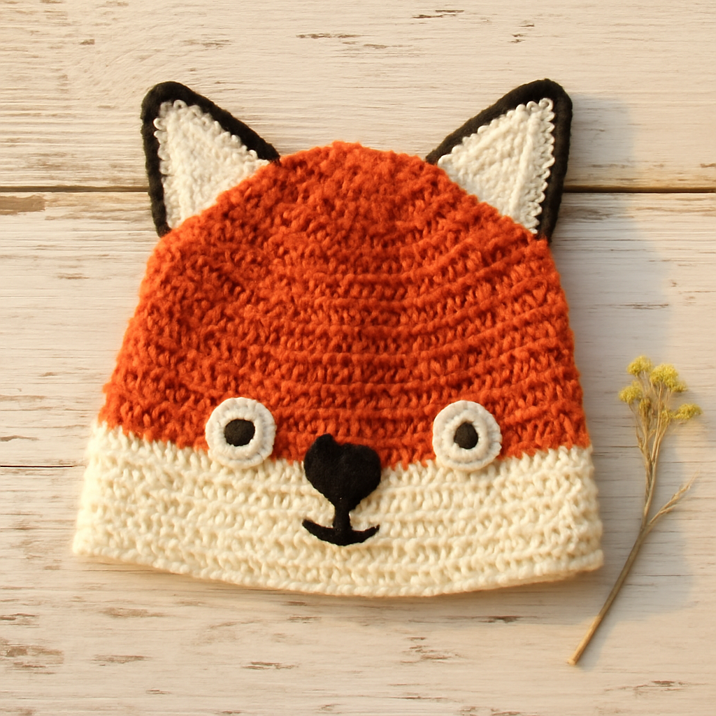 Fox Hat Crochet Pattern