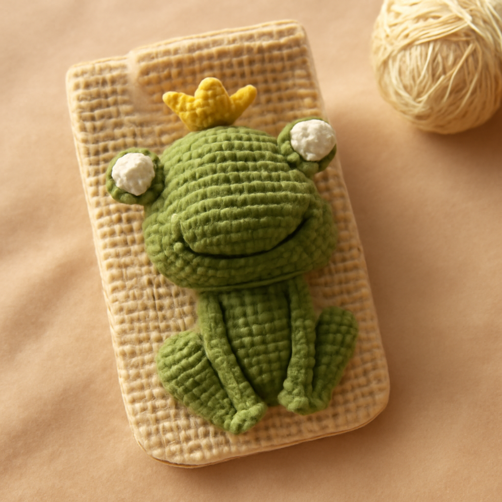 Frog Phone Pouch Crochet Pattern