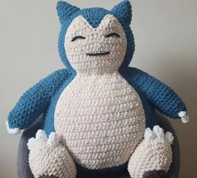 Giant Snorlax Amigurumi Pattern