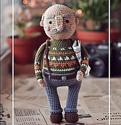 Grandpa Amigurumi Pattern