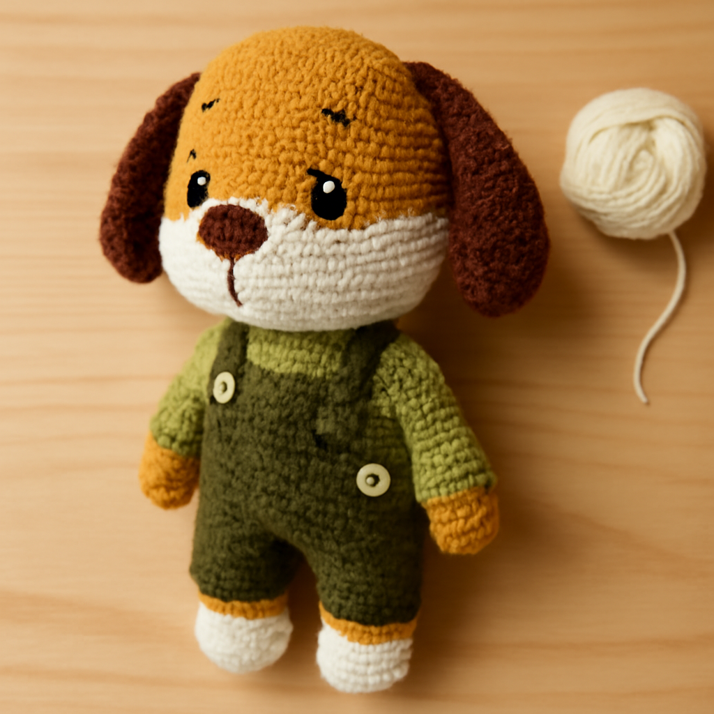 Handsome Dog Amigurumi Pattern