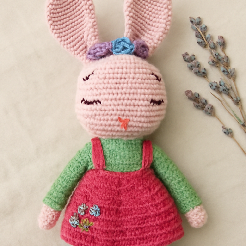 Lady Bunny Amigurumi Pattern