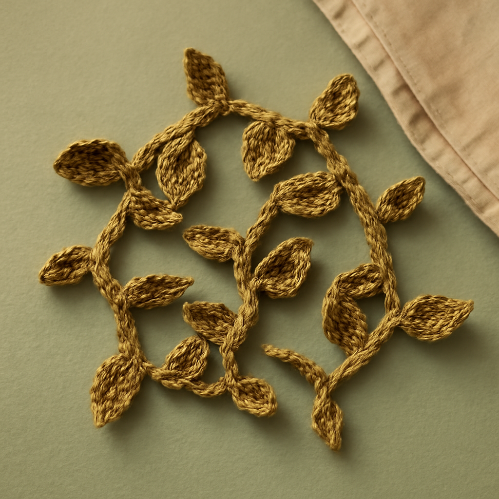 Leaf Garland Crochet Pattern