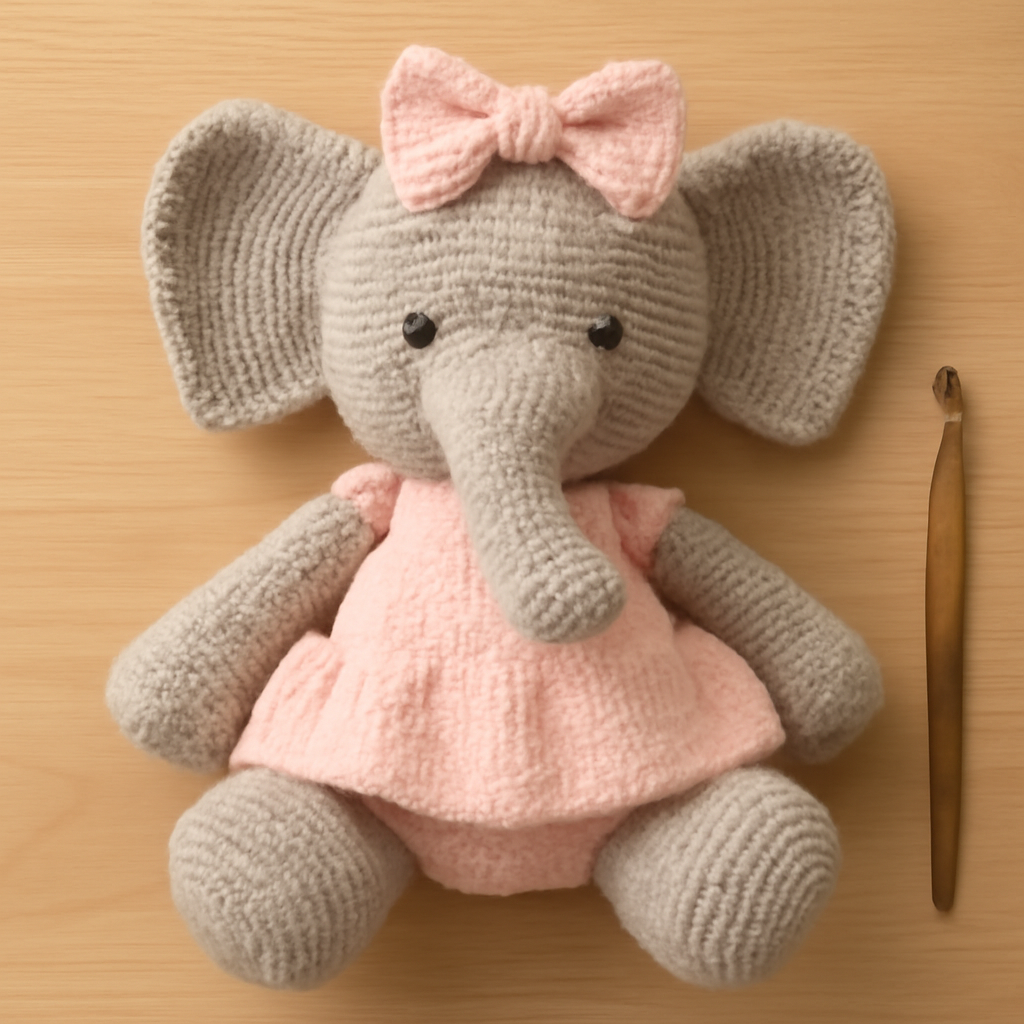 Little Elephant Amigurumi Pattern
