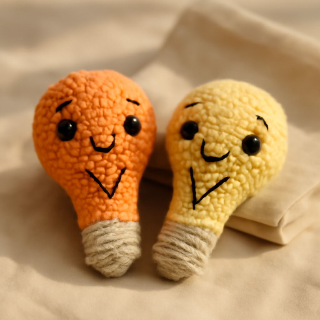Little Spark Lightbulb Amigurumi Pattern