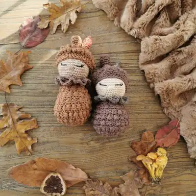 Magic Autumn Pine Cone Fairy Amigurumi Pattern