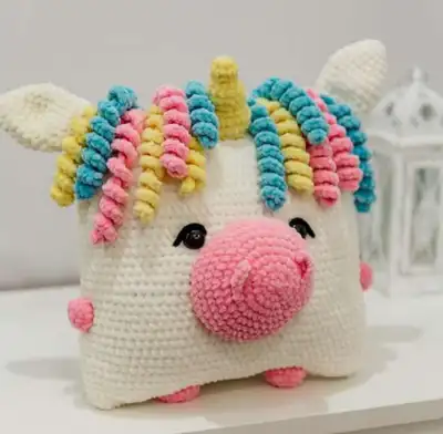 Magical Unicorn Pillow Crochet Pattern