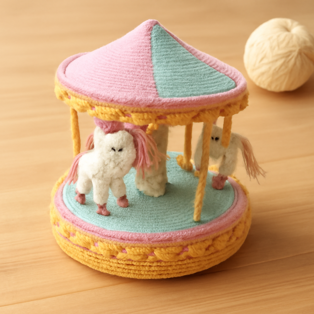 Merry-Go-Round Carousel Amigurumi Pattern