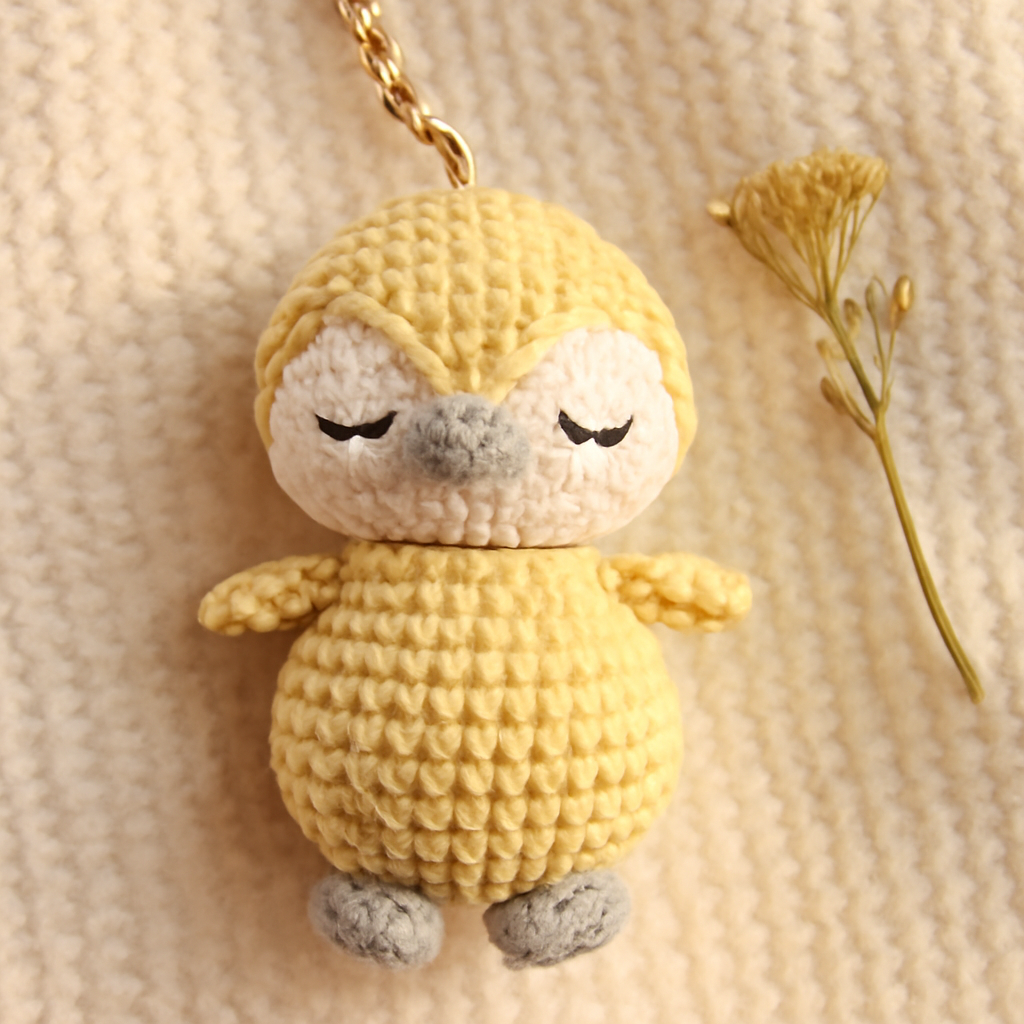 Mini Penguin Keychain Amigurumi Pattern