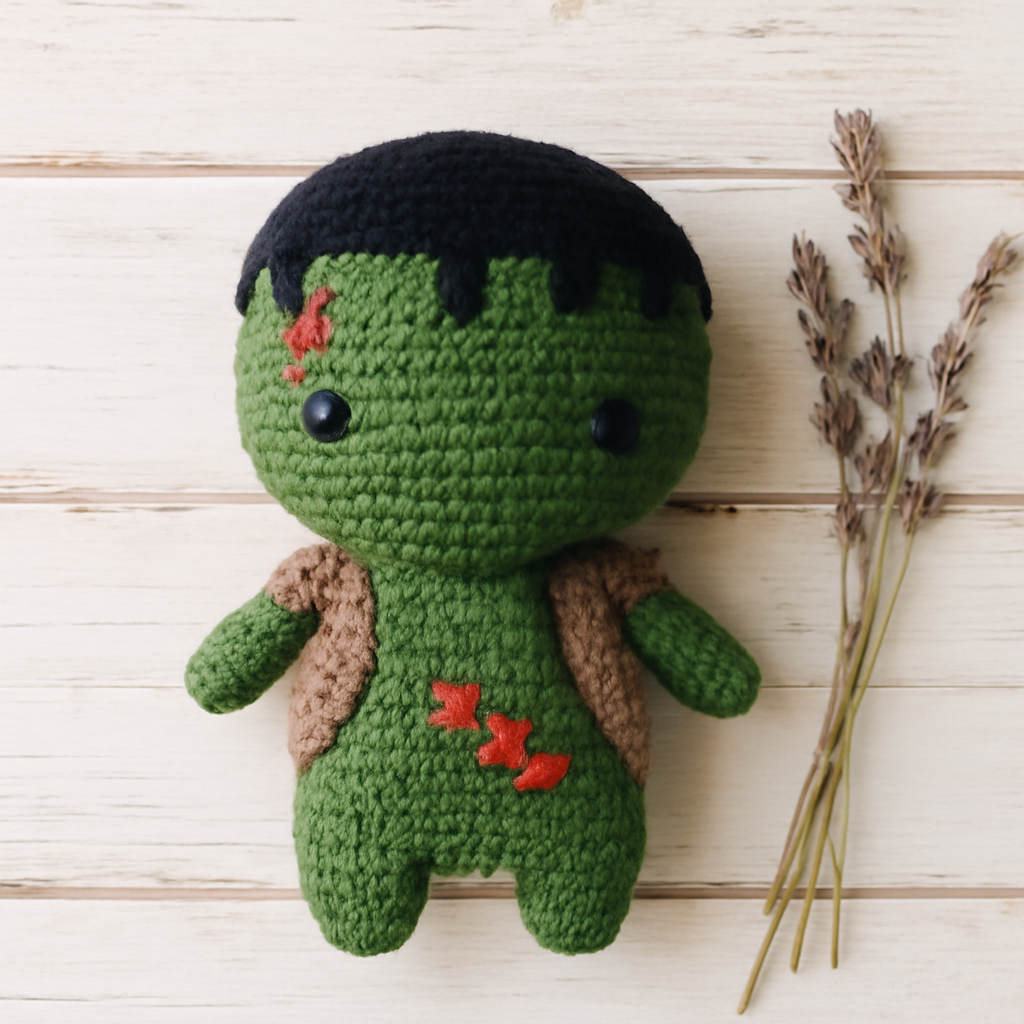 Monster Frankenstein Amigurumi Pattern
