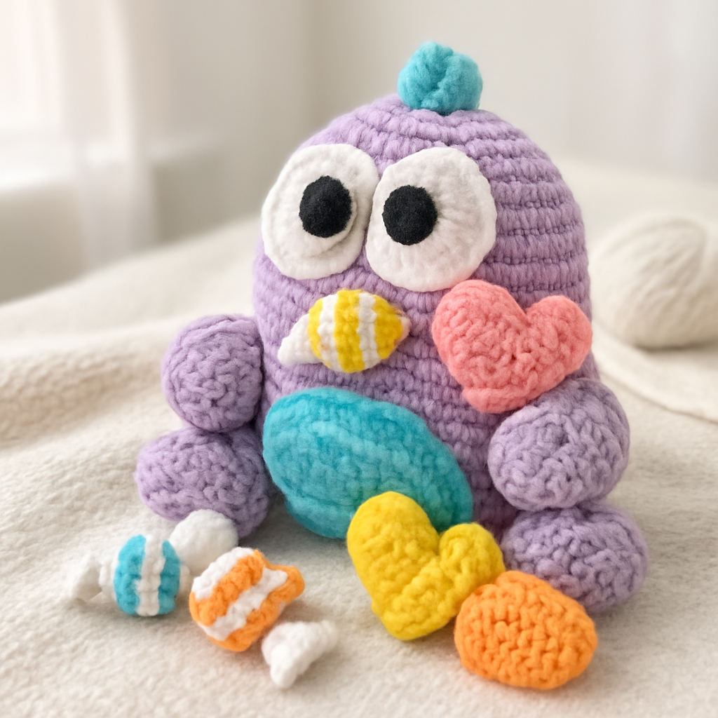 Monster Surprise Mr. Love Amigurumi Pattern
