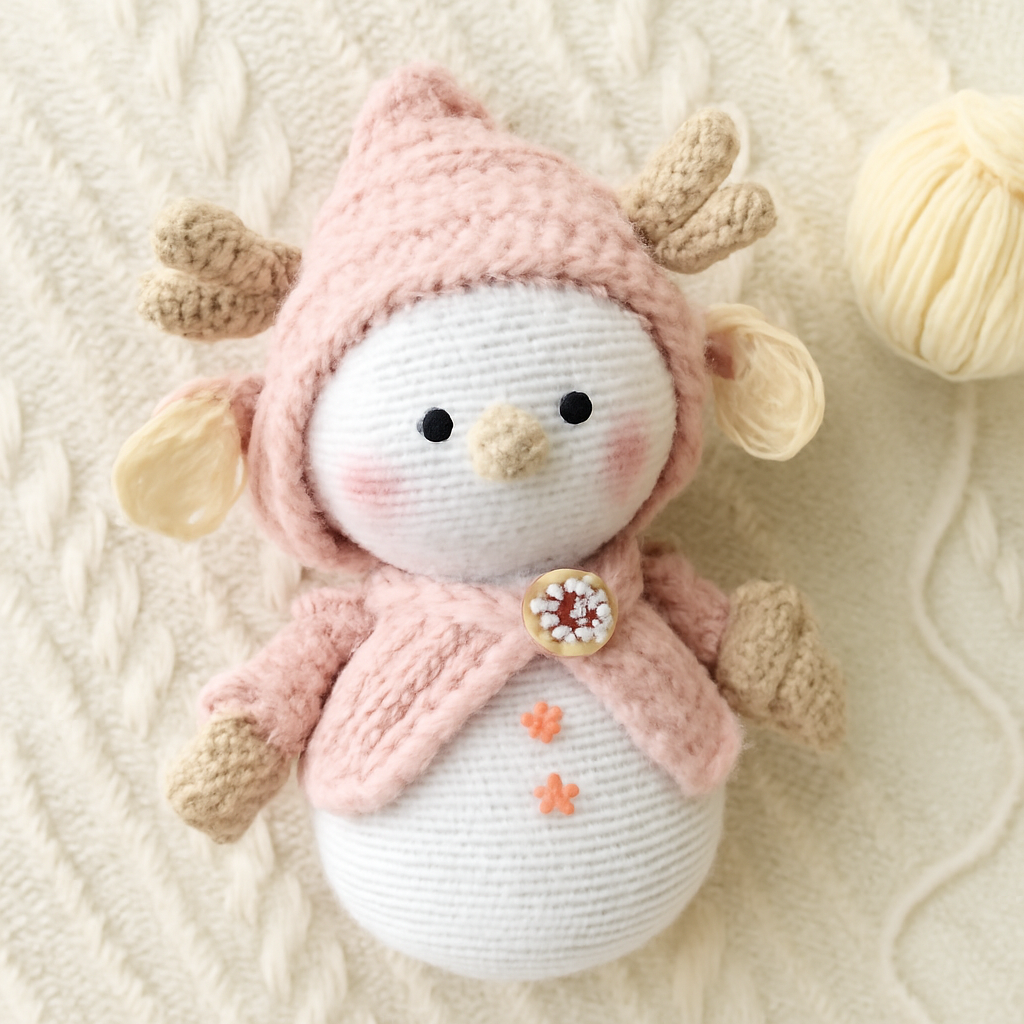 Nieves Snowman Amigurumi Pattern