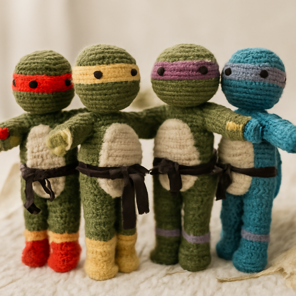Ninja Turtle Amigurumi Pattern