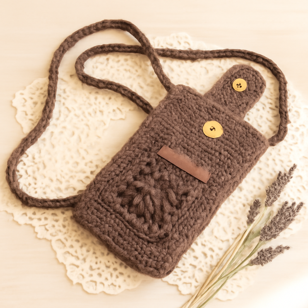 Phone Bag with Pocket Crochet Pattern