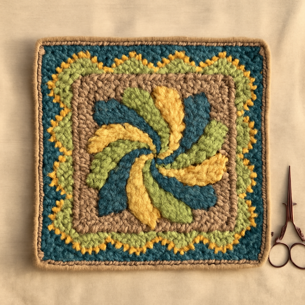 Pinwheel Square Crochet Pattern