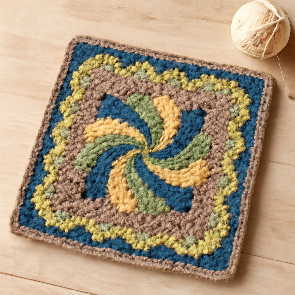 Pinwheel Square Crochet Pattern