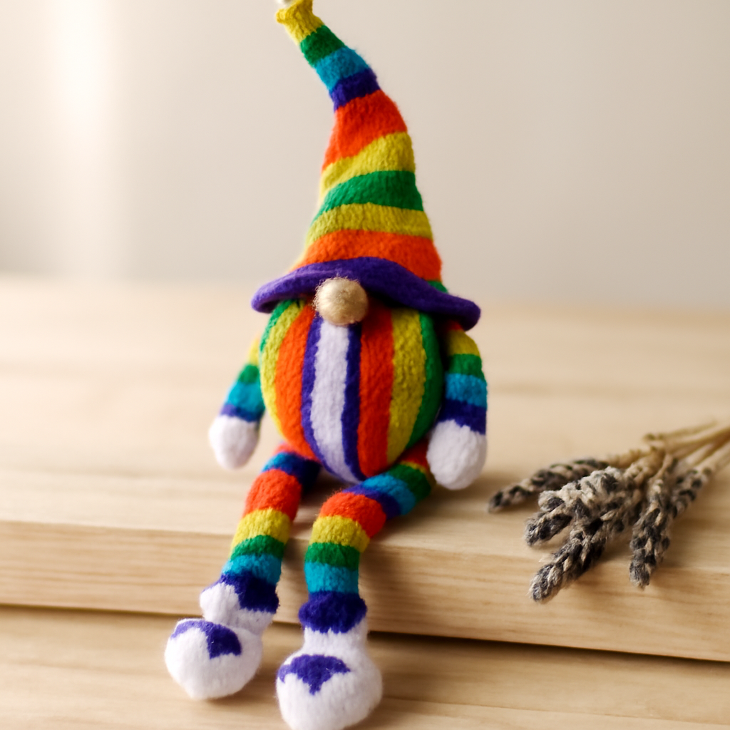 Pride Rainbow Gnome Amigurumi Pattern