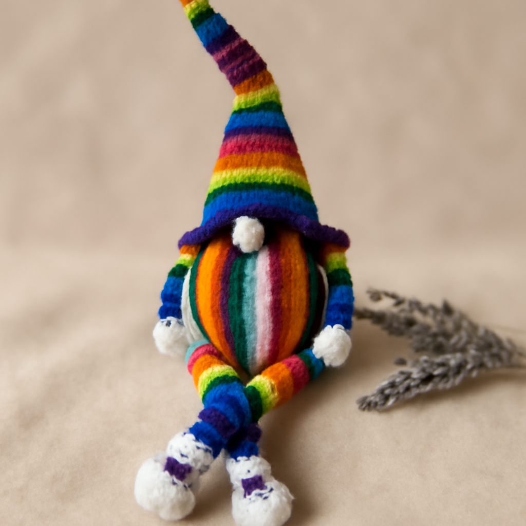 Pride Rainbow Gnome Amigurumi Pattern