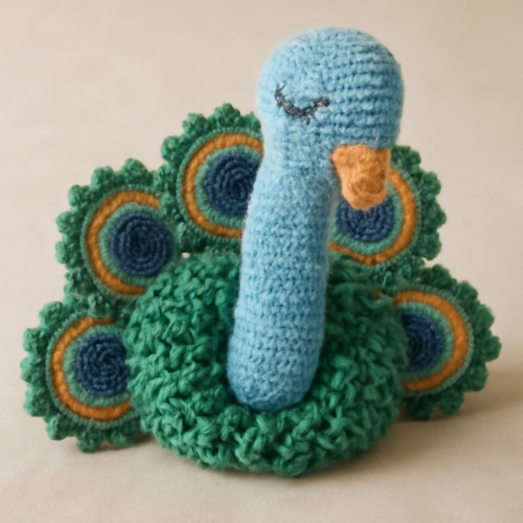 Proud Peacock Amigurumi Pattern