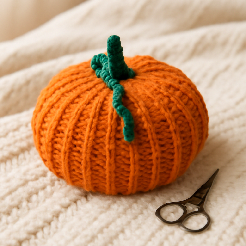 Pumpkin Plush Hat Crochet Pattern