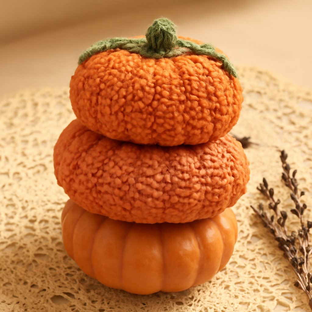 Pumpkin Plush Hat Crochet Pattern