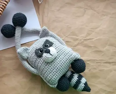 Rac the Raccoon Stretchy Amigurumi Pattern