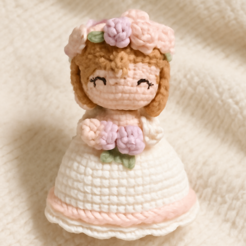 Reversible Flower Bouquet & Bride Amigurumi Pattern