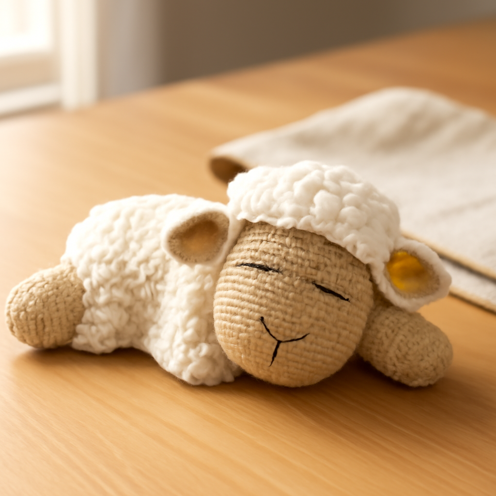 Sheep Security Blanket Crochet Pattern