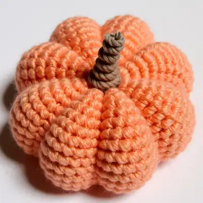 Small Halloween Pumpkin Crochet Pattern