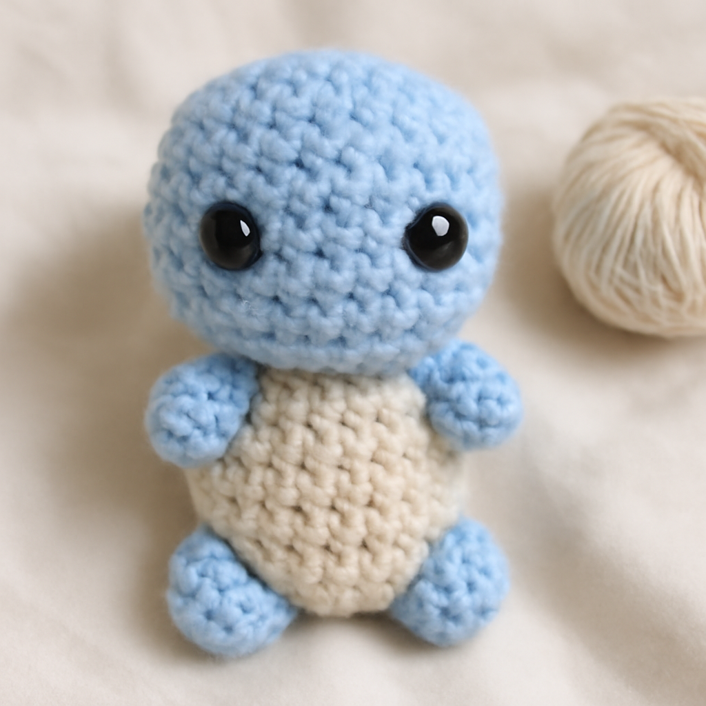 Squirtle Pokemon Amigurumi Pattern