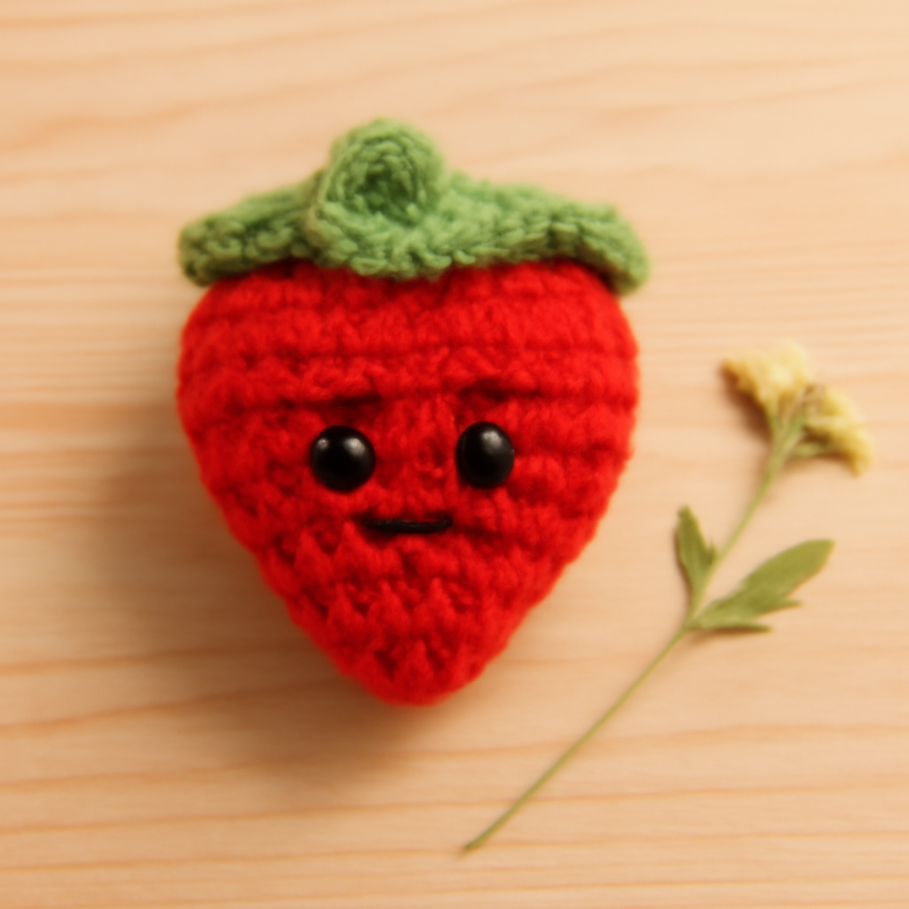 Stanley the Strawberry Amigurumi Pattern